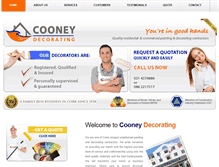 Tablet Screenshot of cooneydecorating.com